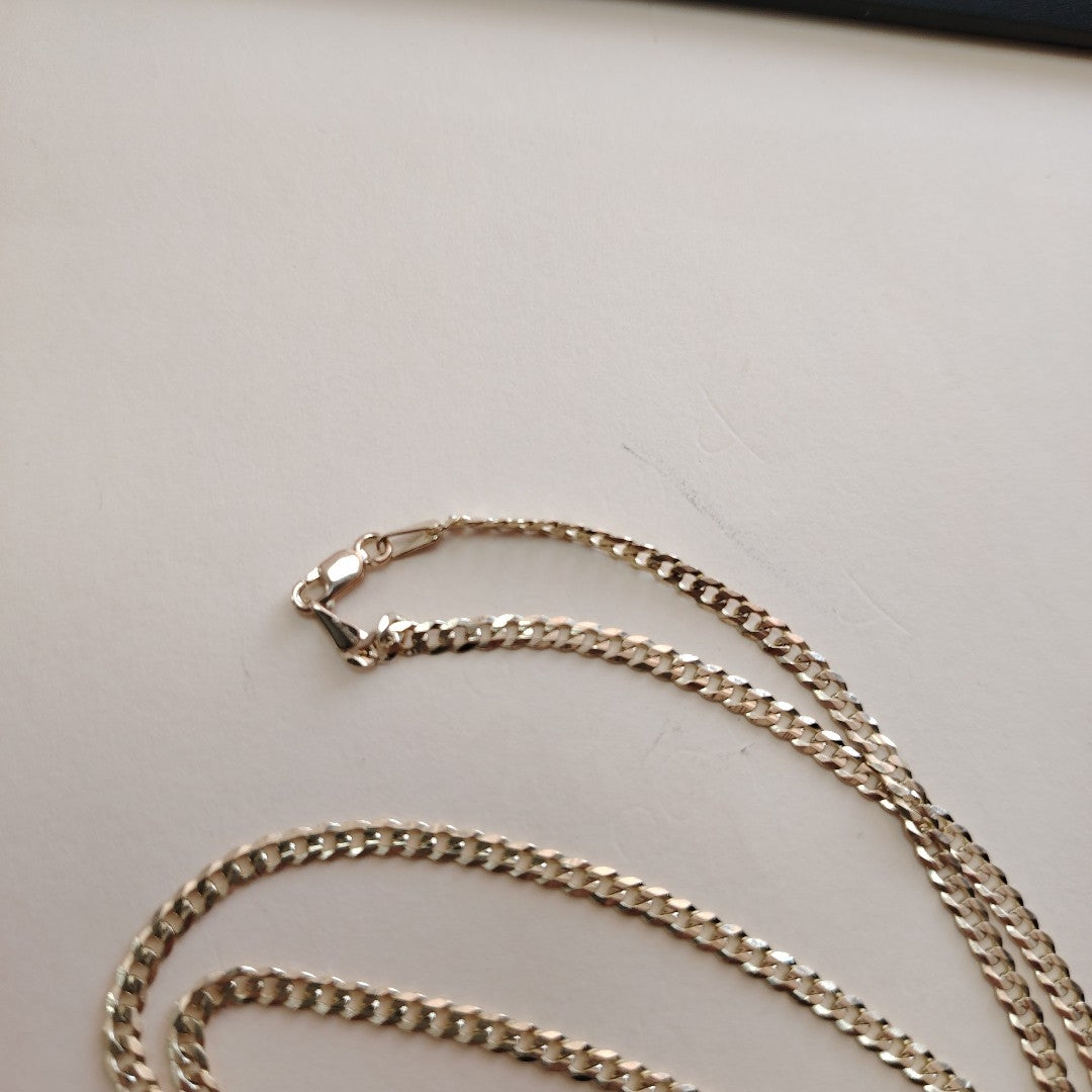 CADENA BARBADA 14K 60 CM 10.2 GR (NUEVO)