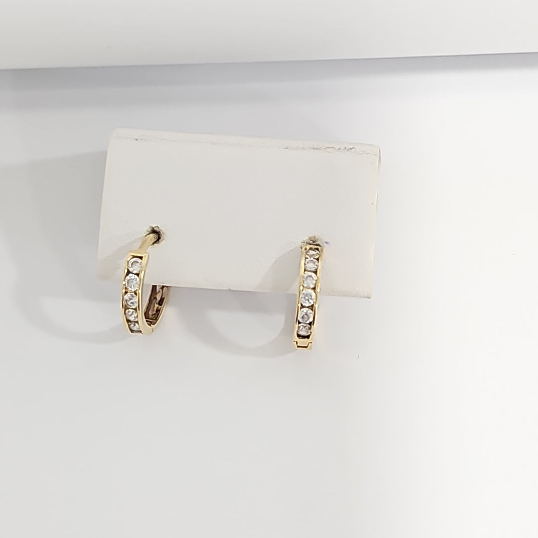 ARRACADAS PAR ORO 14 K 1,10 GRMS (SEMINUEVO)