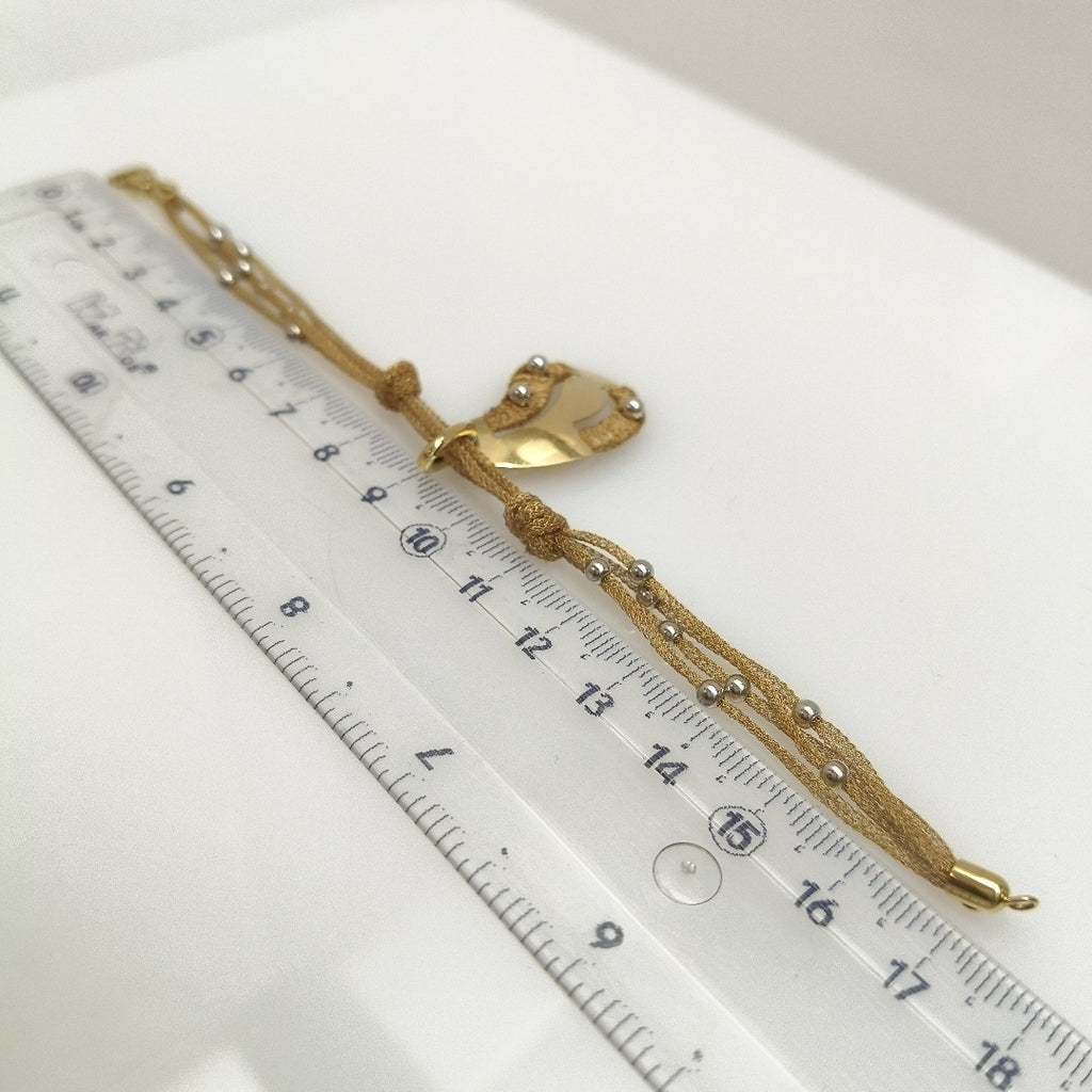 PULSERA ORO COMBINADO 14 K 7,00 GRMS (SEMINUEVO)