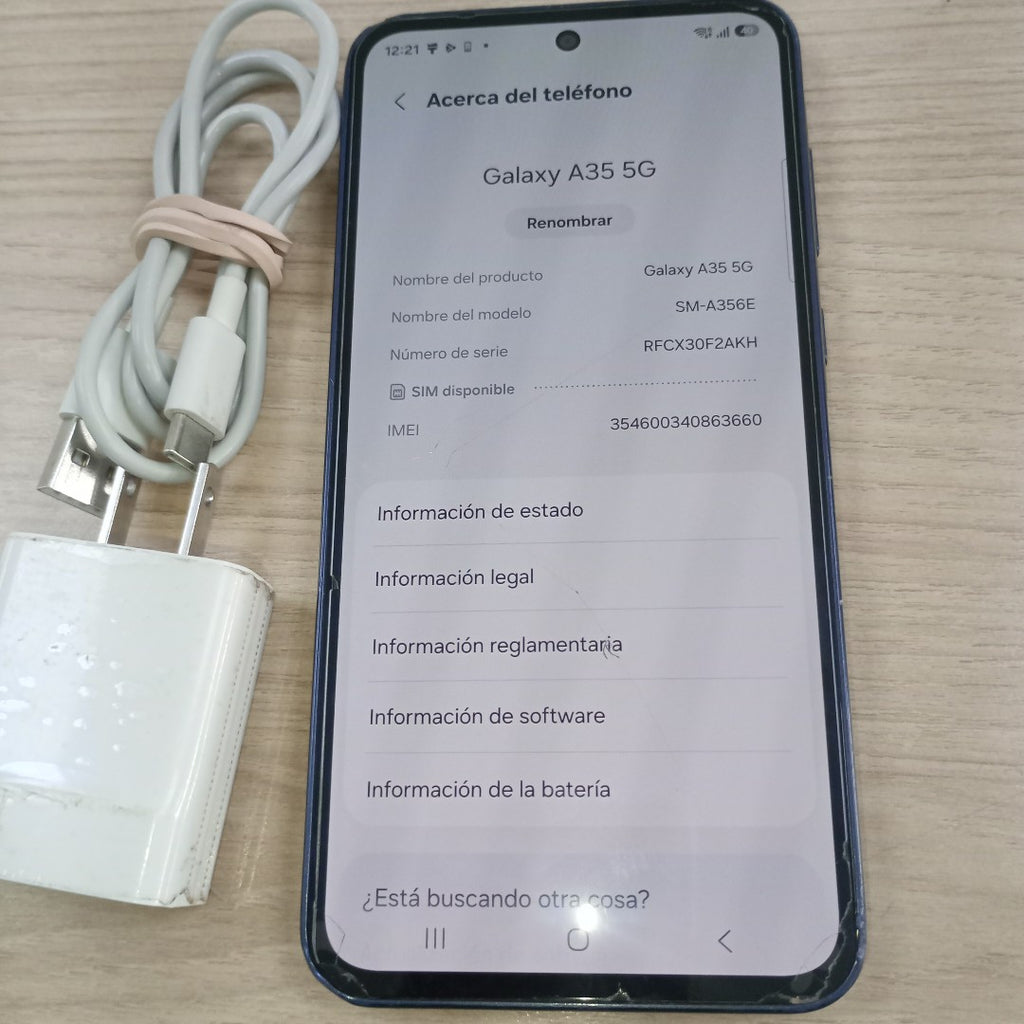 CELULAR SAMSUNG GALAXY A35 5G SM-A356E (2024) 128 GB 6 GB RAM (SEMINUEVO)