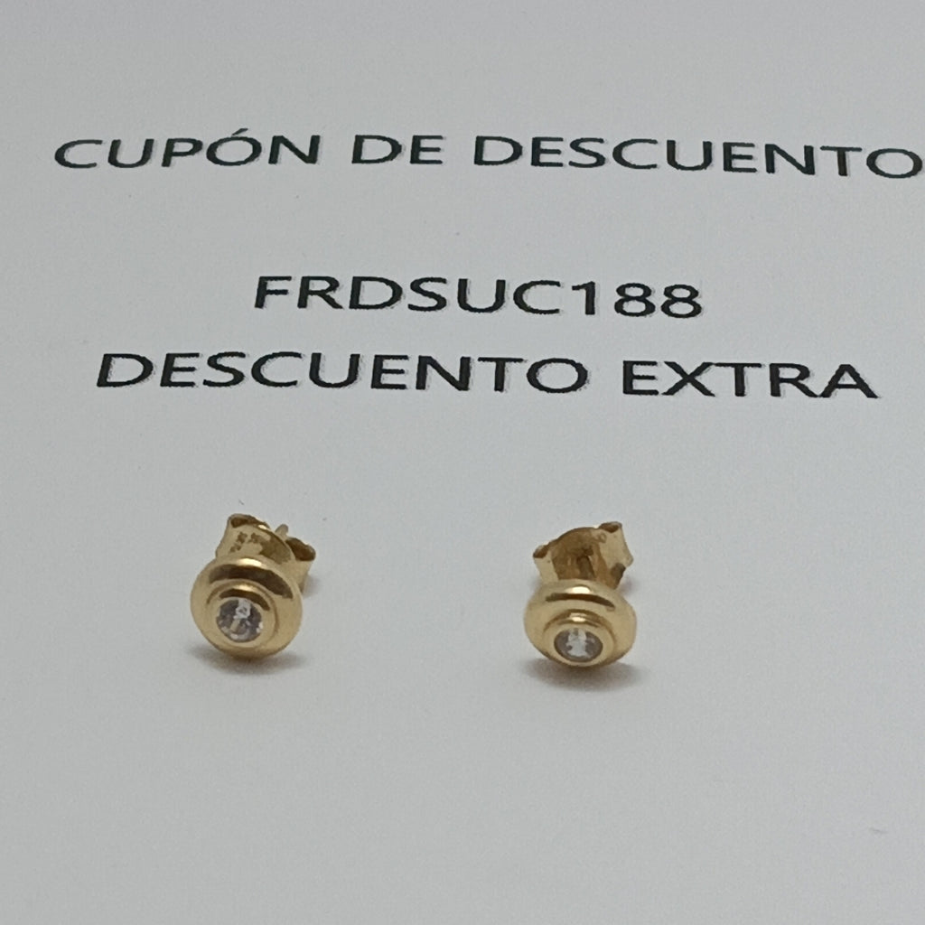BROQUELES ORO 14K 1.2 (NUEVO)