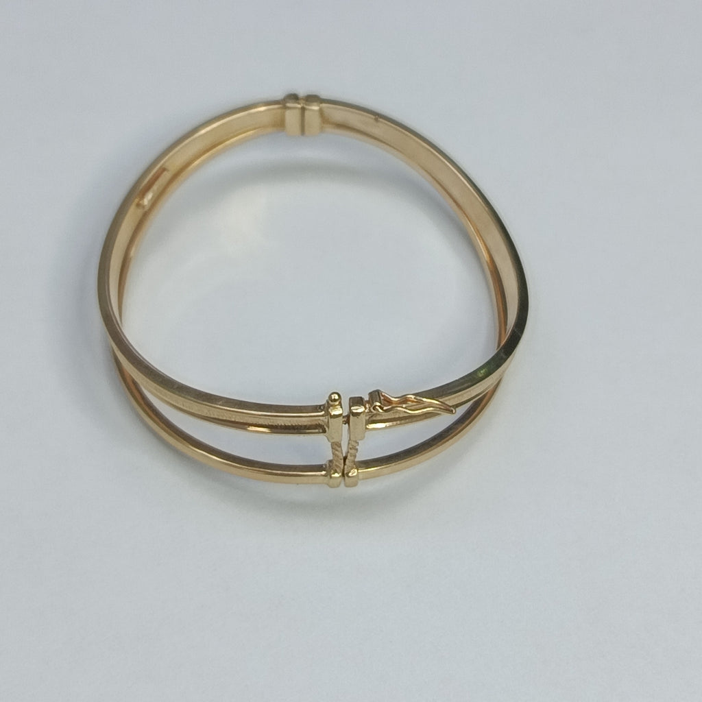 PULSERA RIGIDA ORO 14 K 9,30 GRMS (SEMINUEVO)