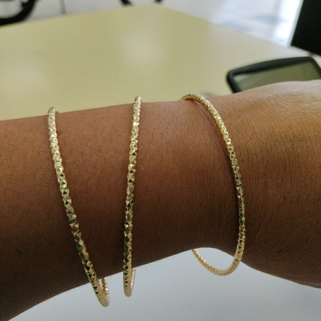 PULSERA RIGIDA ORO 14 K 7.2 GRMS (SEMINUEVO)
