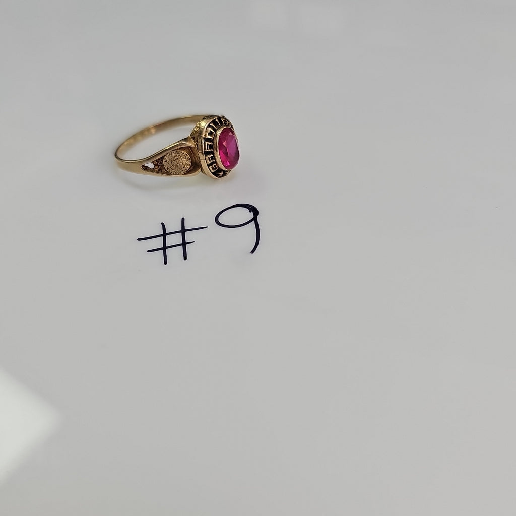 ANILLO DE GRADUACIÓN ORO 8 K 3,00 GRMS (SEMINUEVO)
