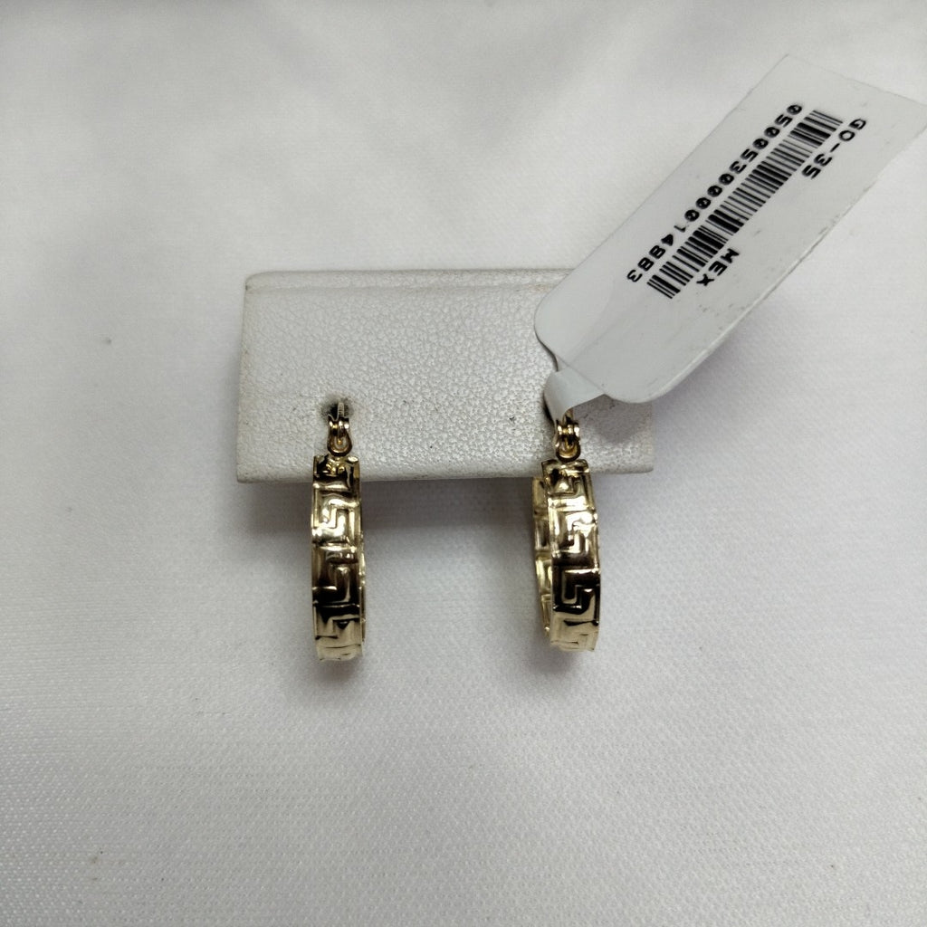 ARETES ARRACADAS FIG GRECAS 14K 1.8 GR (NUEVO)
