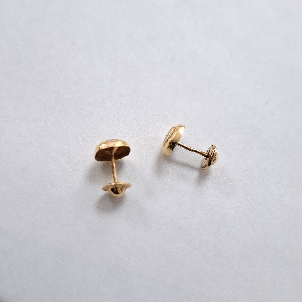 BROQUELES PAR ORO 14 K 0,60 GRMS (SEMINUEVO)