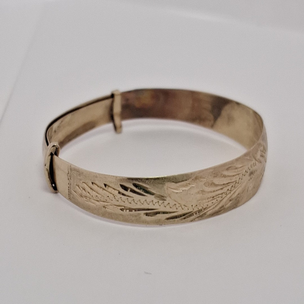 PULSERA RIGIDA ORO 10 K 3.5 GRMS (SEMINUEVO)