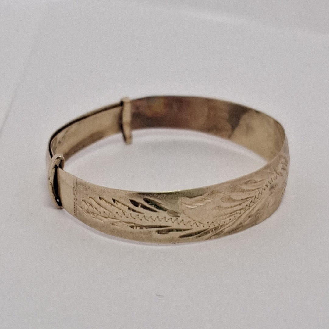 PULSERA RIGIDA ORO 10 K 3.5 GRMS (SEMINUEVO)