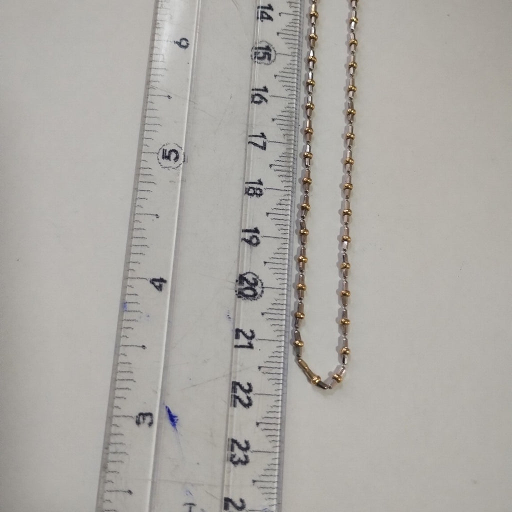 GARGANTILLA ORO COMBINADO 14 K 4.9 GRMS (SEMINUEVO)