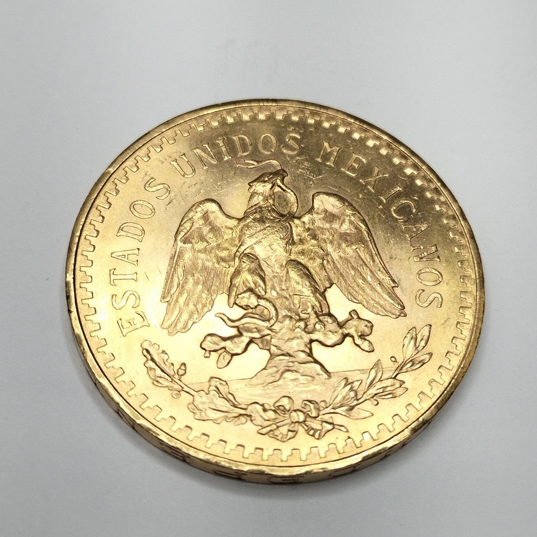K1 41,60 GRMS 21 K IDENTIFICACIÓN MONEDA NOMINATIVA MONEDAS PESOS 50 PESOS (SEMINUEVO)