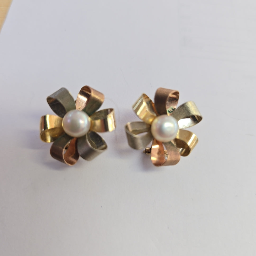 ARETES PAR ORO 8 K 5,30 GRMS (SEMINUEVO)