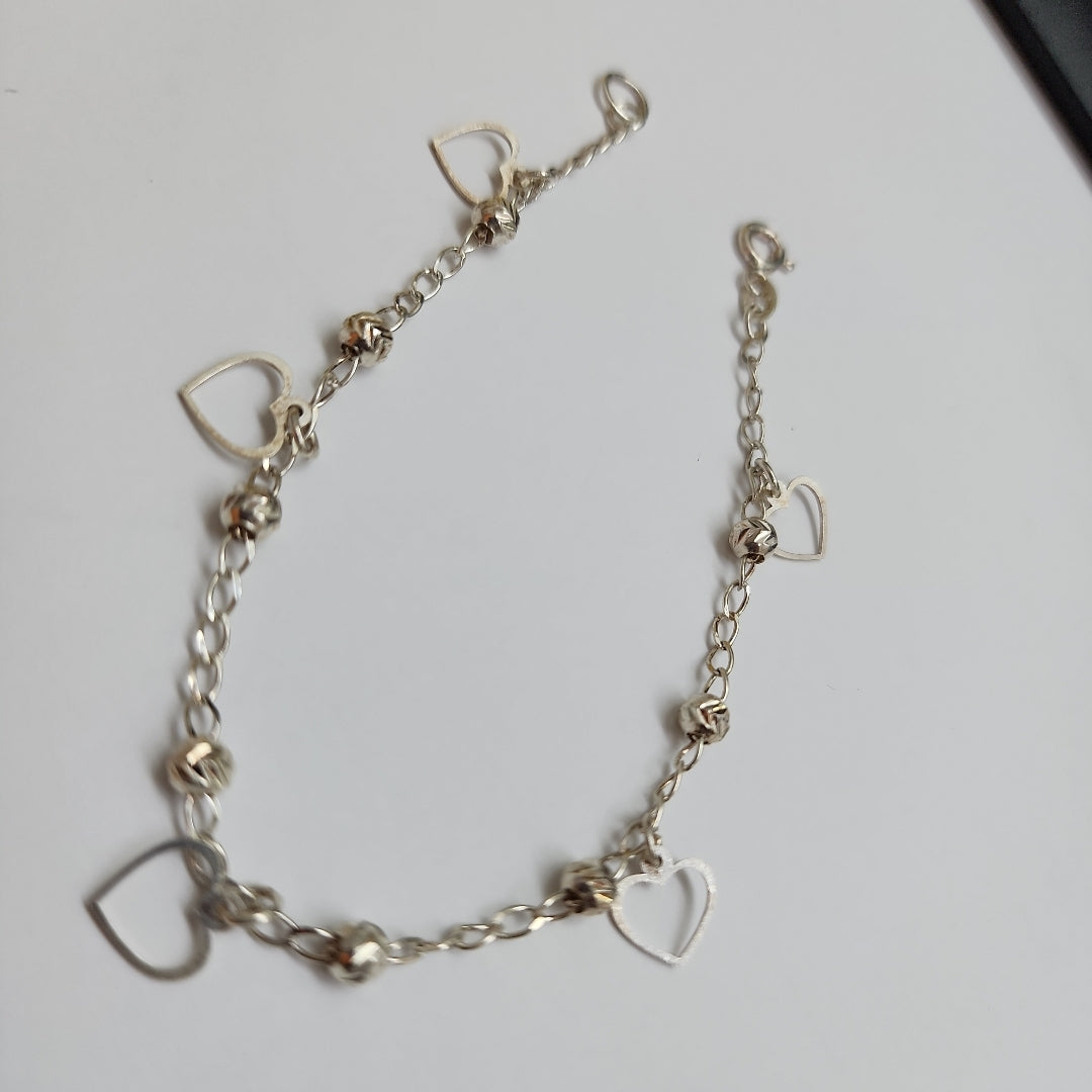 PULSERA TEJIDO ESPECIAL PLATA .925 18 CM 2.7 GR (NUEVO)