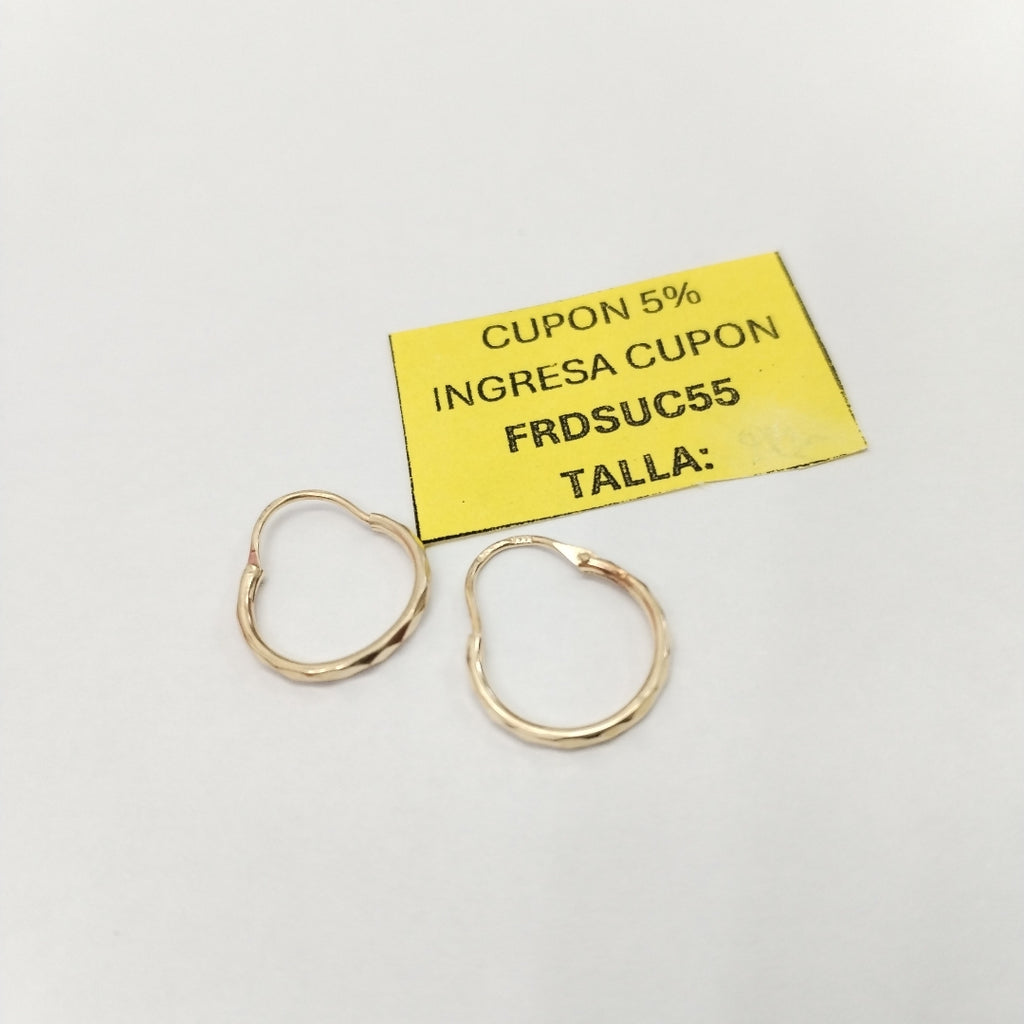 ARRACADAS PAR ORO 10 K 0.6 GRMS (SEMINUEVO)
