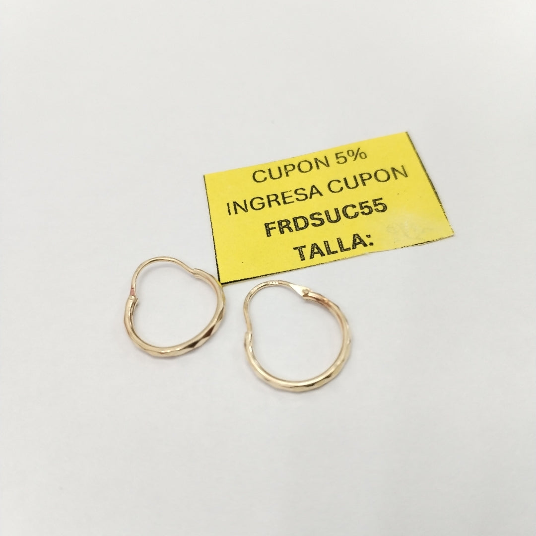 ARRACADAS PAR ORO 10 K 0.6 GRMS (SEMINUEVO)