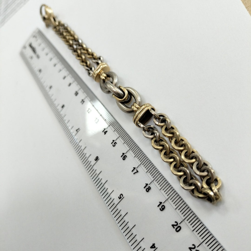 PULSERA ORO, ORO BLANCO 14 K 23 GRMS (SEMINUEVO)