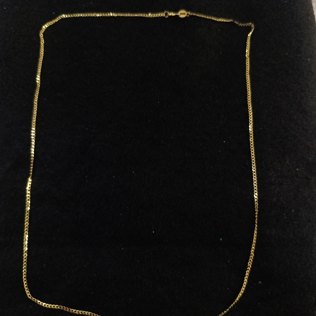 CADENAS BARBADA AMARILLA ORO 14K 2.1 (NUEVO)