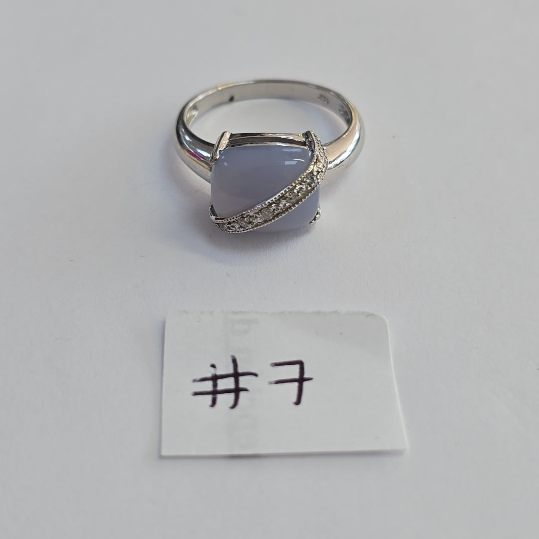 ANILLITO ORO BLANCO 14 K 4,20 GRMS (SEMINUEVO)