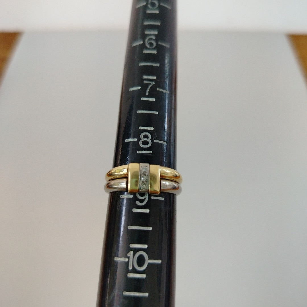 ANILLITO ORO, ORO BLANCO 14 K 6.4 GRMS (SEMINUEVO)