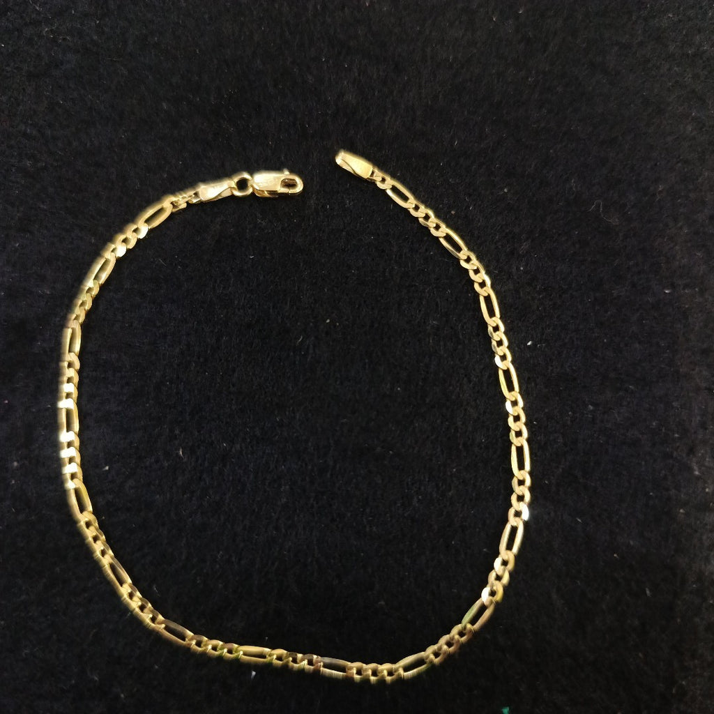 PULSERAS CABALLERO CARTIER 3 1 AMARILLA ORO 14K 2.2 (NUEVO)