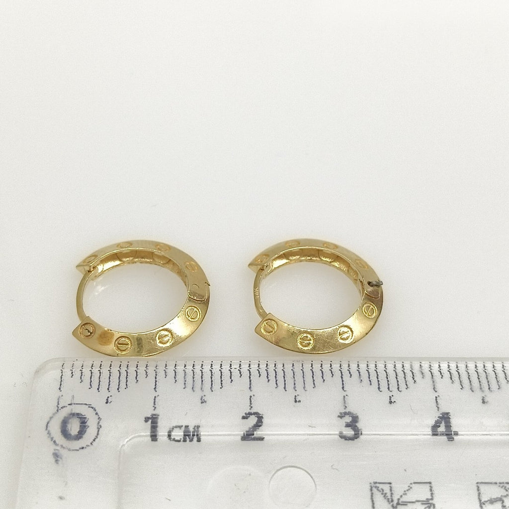 ARRACADAS PAR ORO 14 K 2,30 GRMS (SEMINUEVO)