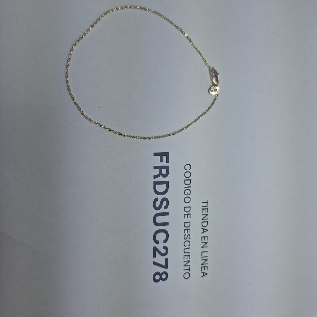 PULSERA TORZAL 14K 21 CM 1.5 GR (NUEVO)