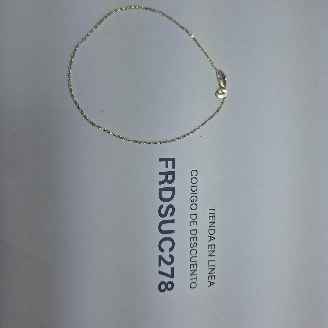 PULSERA TORZAL 14K 21 CM 1.5 GR (NUEVO)