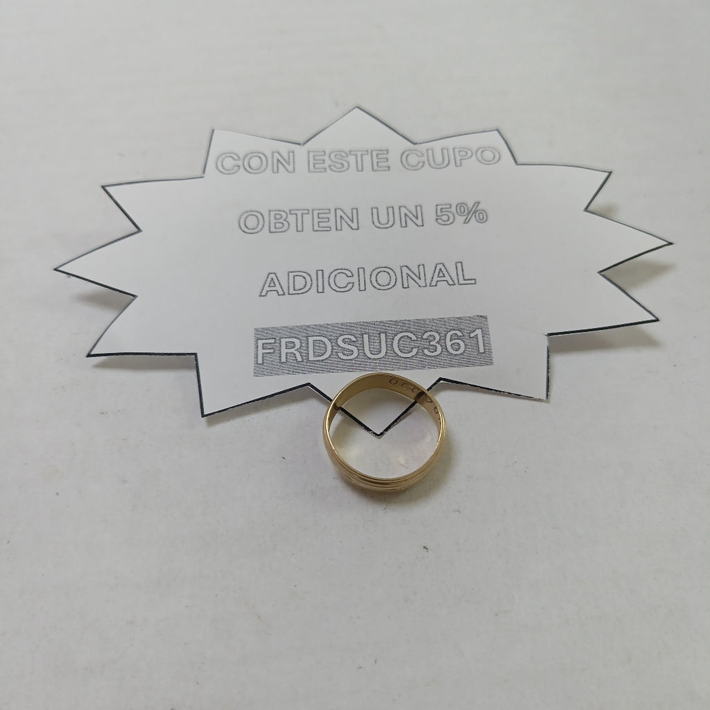 ARGOLLA ORO 14 K 2 GRMS (SEMINUEVO)