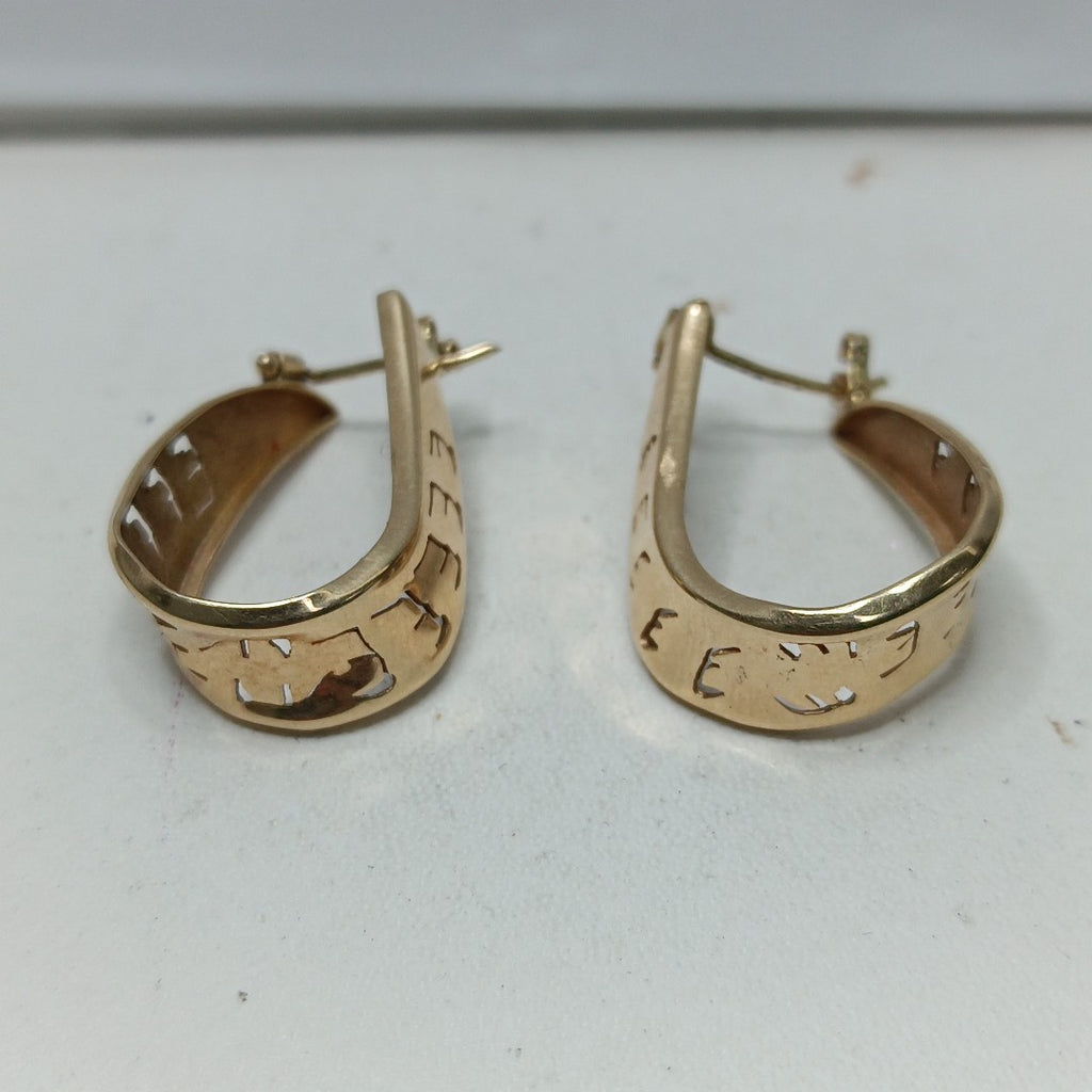 ARRACADAS PAR ORO 14 K 3,90 GRMS (SEMINUEVO)