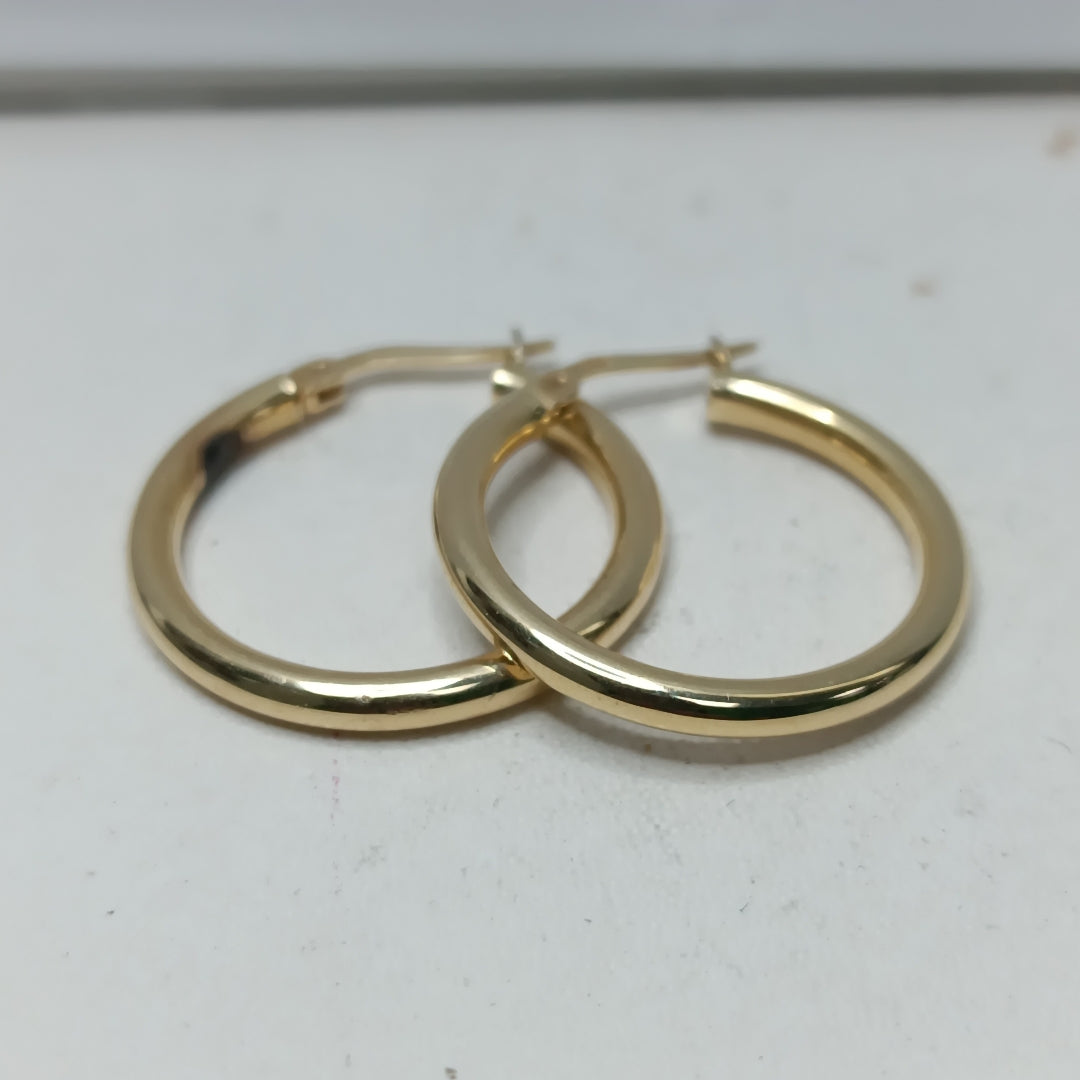 ARRACADAS PAR ORO 14 K 2.5 GRMS (SEMINUEVO)