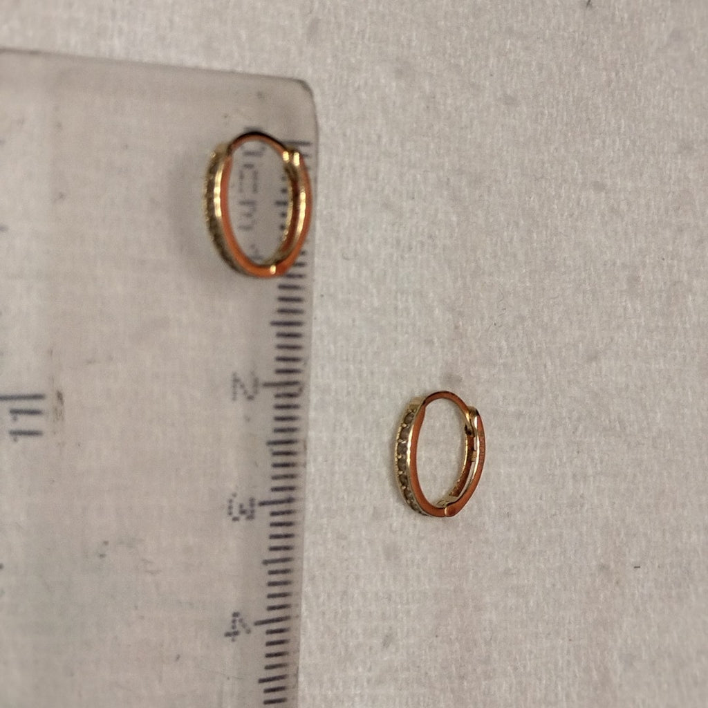 ARRACADAS PAR ORO 14 K 0.9 GRMS (SEMINUEVO)