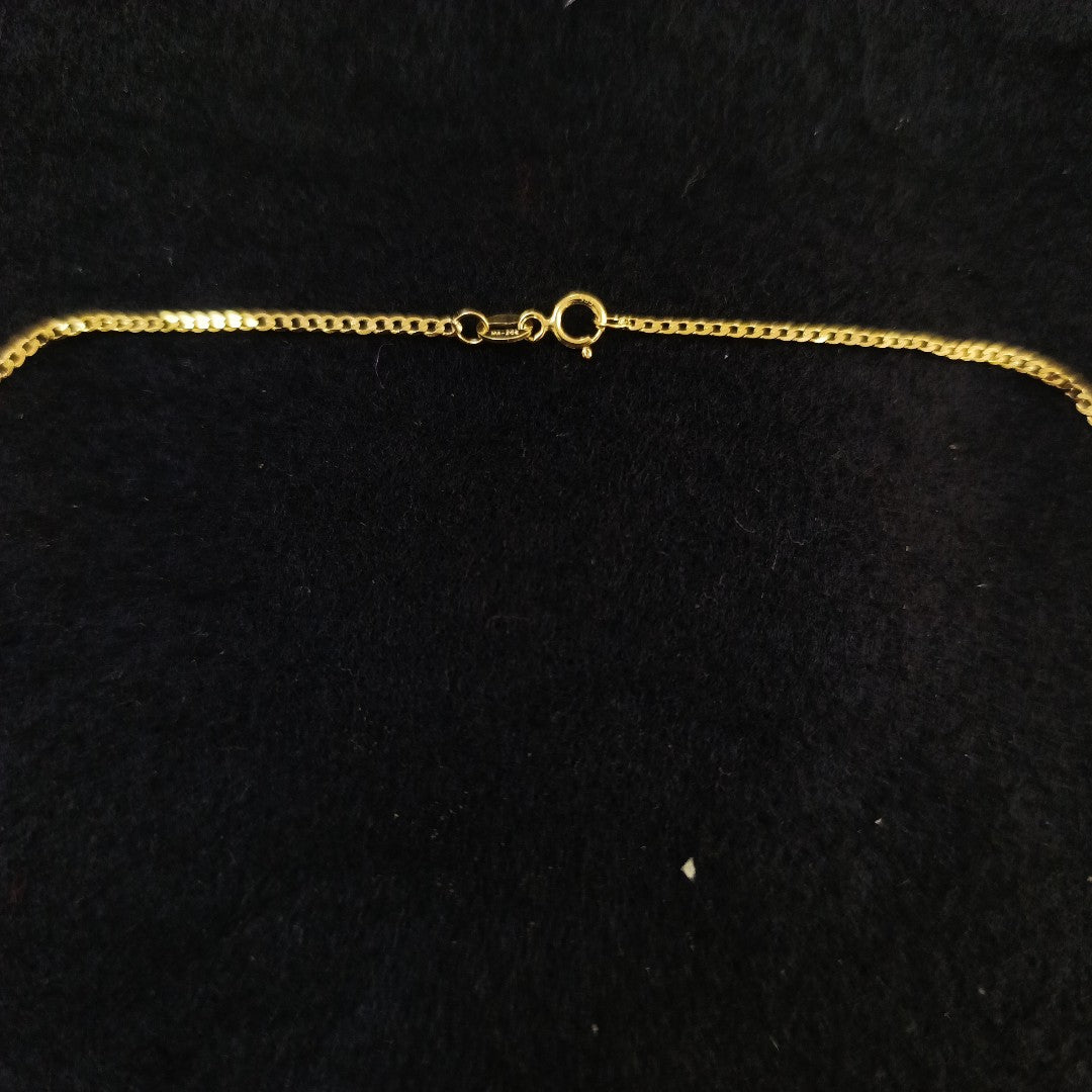 CADENAS BARBADA AMARILLA ORO 14K 2.2 (NUEVO)