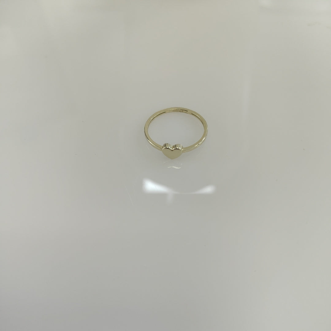 ANILLOS ANILLITO FIG CORAZON 10K TALLA 8 1.2 GR (NUEVO)
