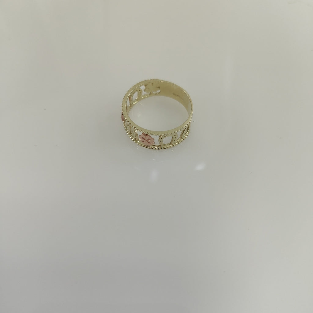 ANILLOS ARGOLLA DE LA SUERTE 10K TALLA 9 3 GR (NUEVO)