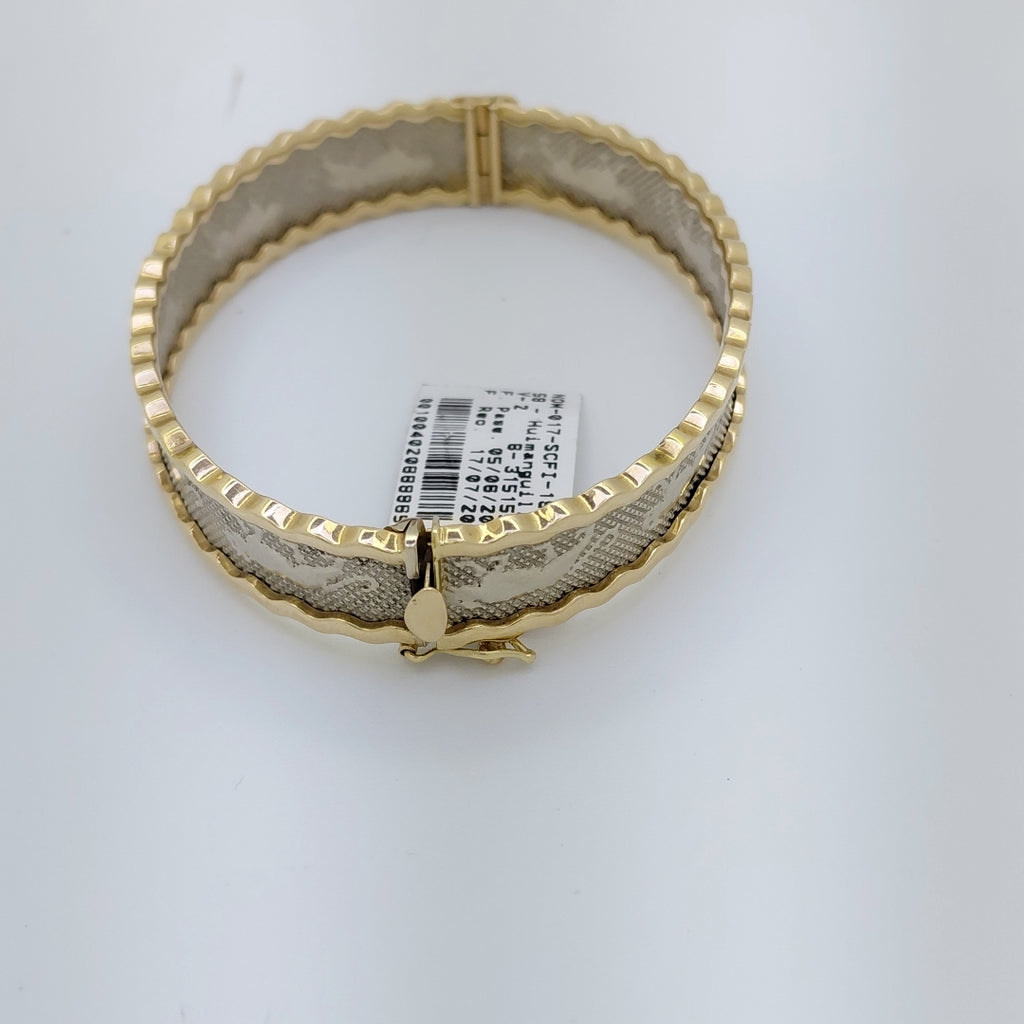 PULSERA RIGIDA ORO 14 K 10.6 GRMS (SEMINUEVO)