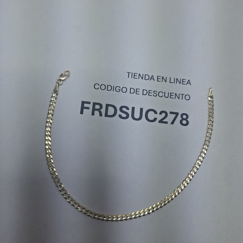PULSERA BARBADA 14K 21 CM 3.8 GR (NUEVO)