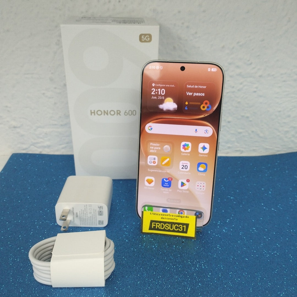 CELULAR HONOR 600 VKJ-NX9 (2026) 256 GB 8 GB RAM (SEMINUEVO)
