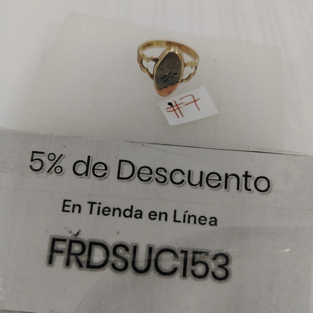 ANILLITO ORO 10 K 1.4 GRMS (SEMINUEVO)