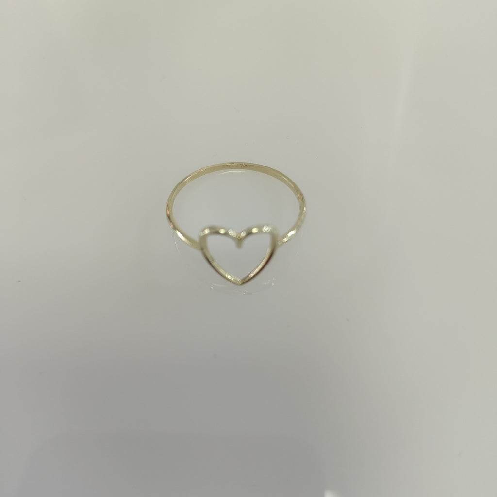ANILLOS ANILLITO FIG CORAZON 10K TALLA 9 0.9 GR (NUEVO)