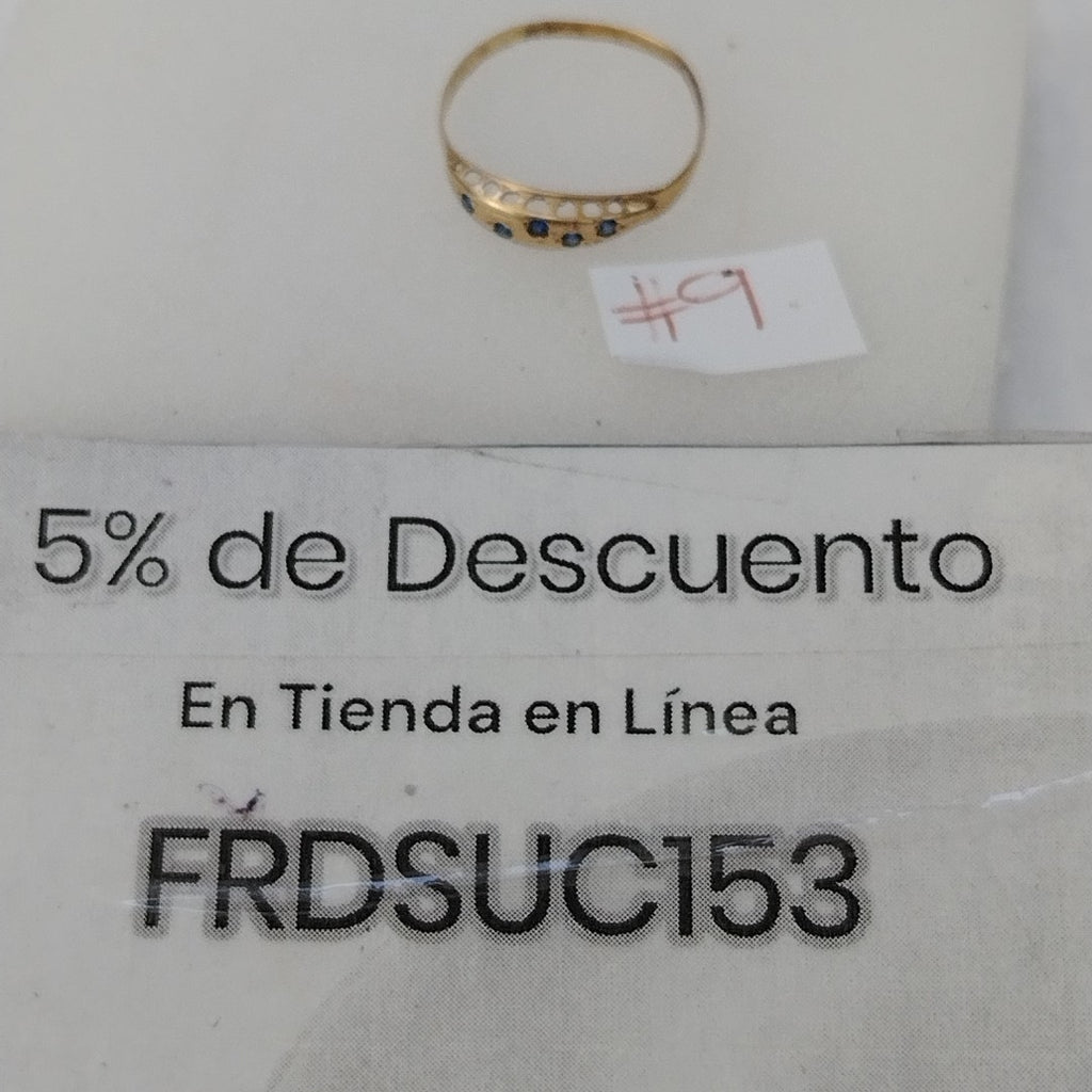 ANILLITO ORO 10 K 0.9 GRMS (SEMINUEVO)
