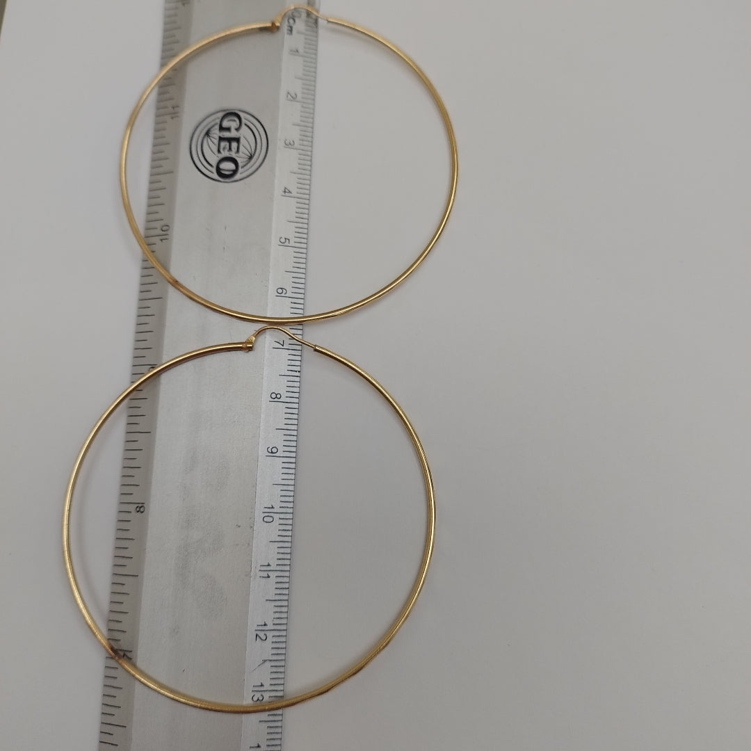 ARRACADAS PAR ORO 14 K 3.3 GRMS (SEMINUEVO)