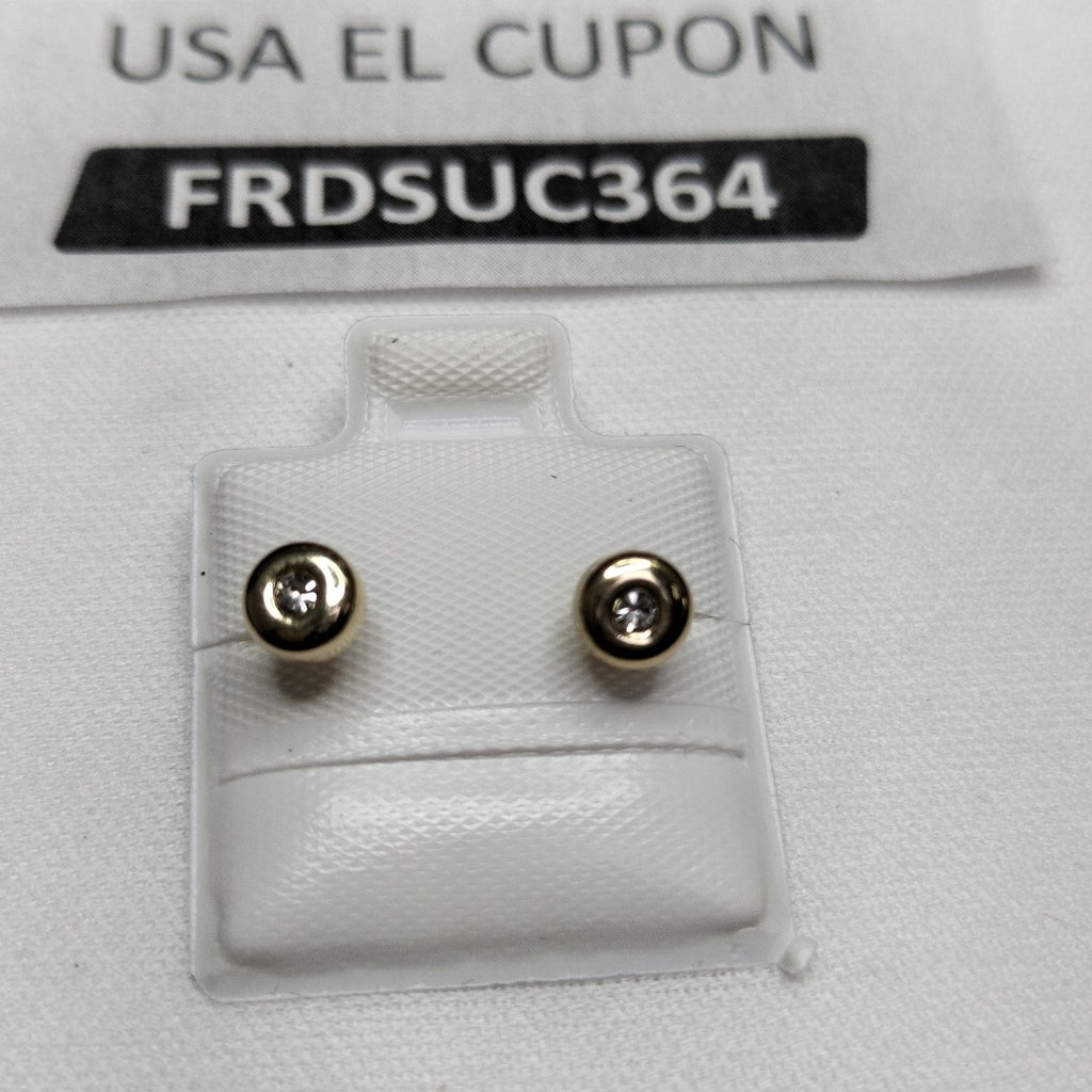 BROQUELES BROQUEL C CIRCONIA 14K 0.27 GR (NUEVO)
