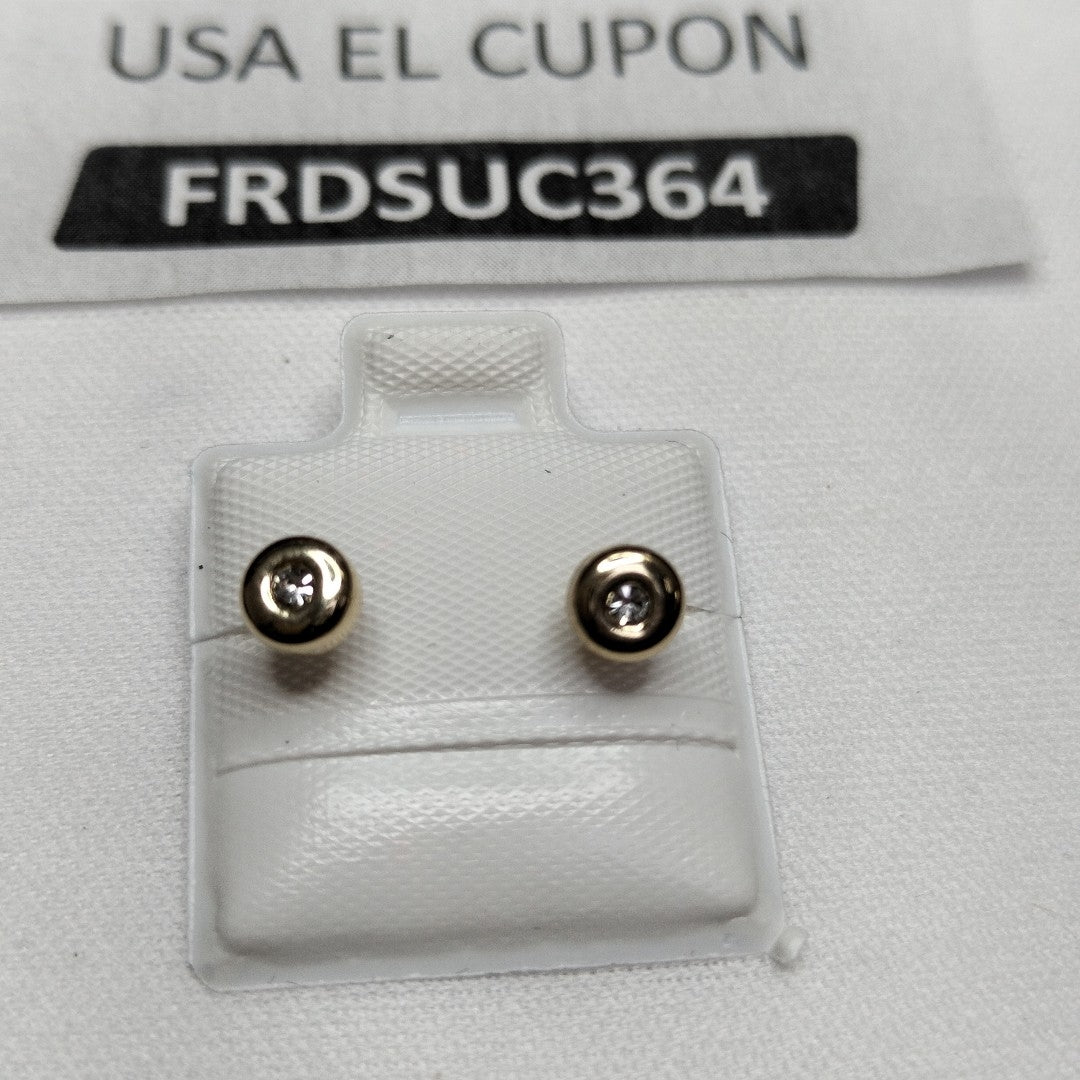 BROQUELES BROQUEL C CIRCONIA 14K 0.27 GR (NUEVO)