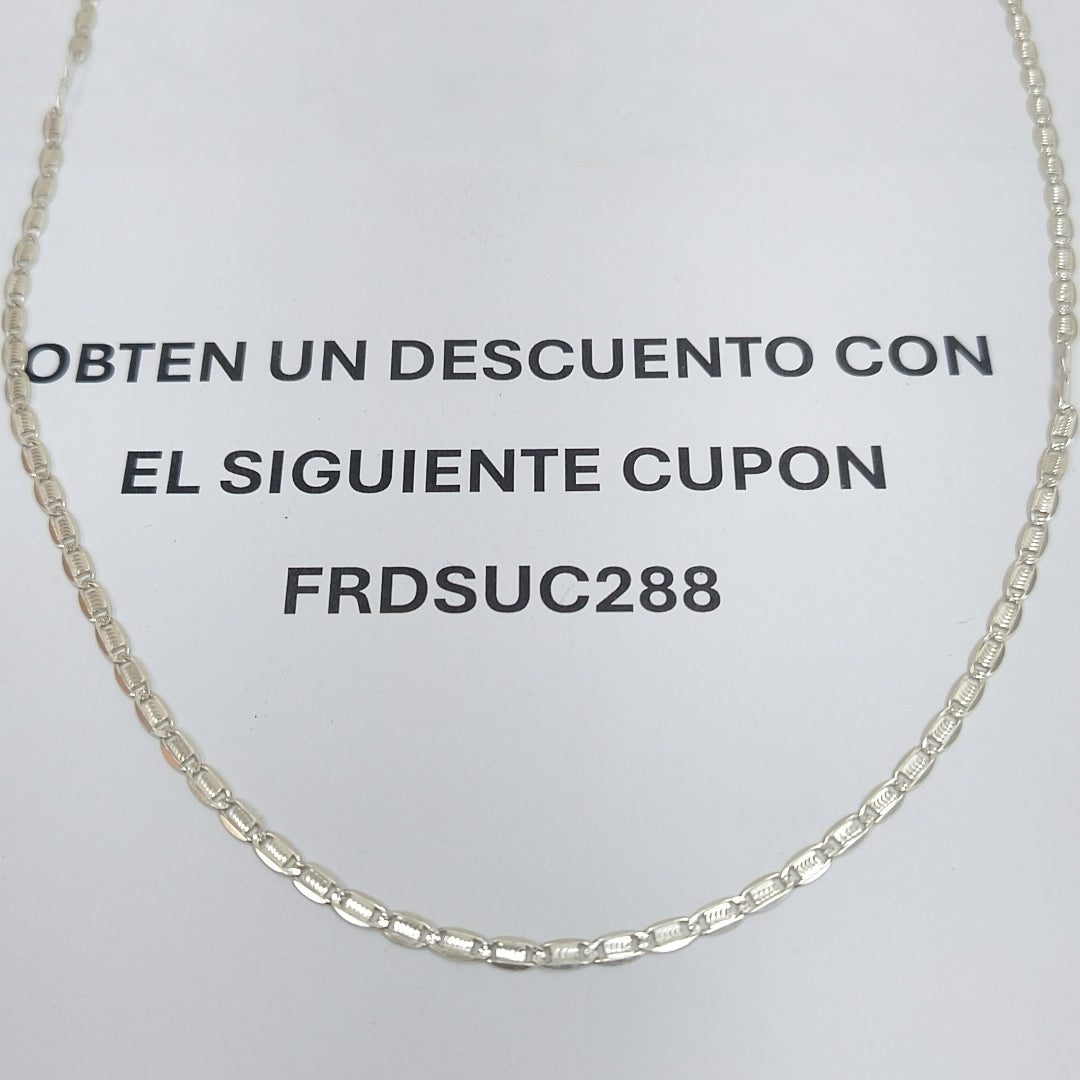 CADENA PLATA 6.9 GRMS (SEMINUEVO)