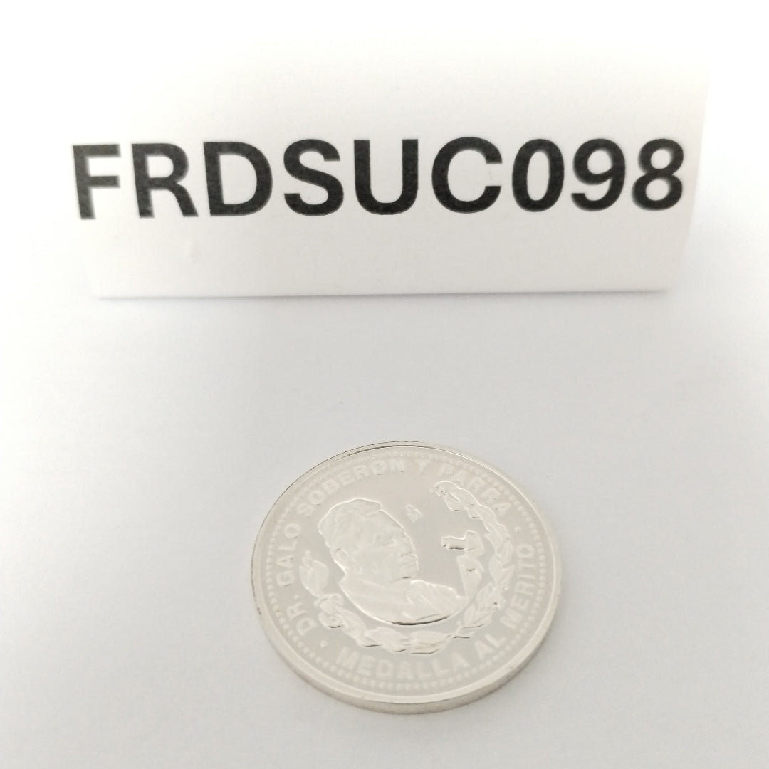 MEDALLA CONMEMORATIVA PLATA 8,60 GRMS (SEMINUEVO)