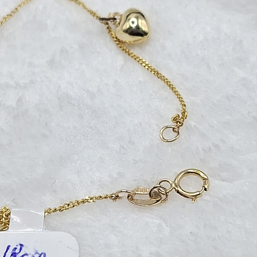 PULSERA ESPECIAL DIJES 10K 18 CM 1.6 GR (NUEVO)