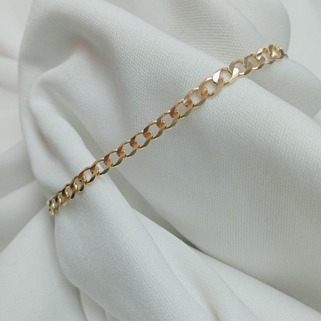 PULSERA BARBADA 14K 21 CM 5 GR (NUEVO)