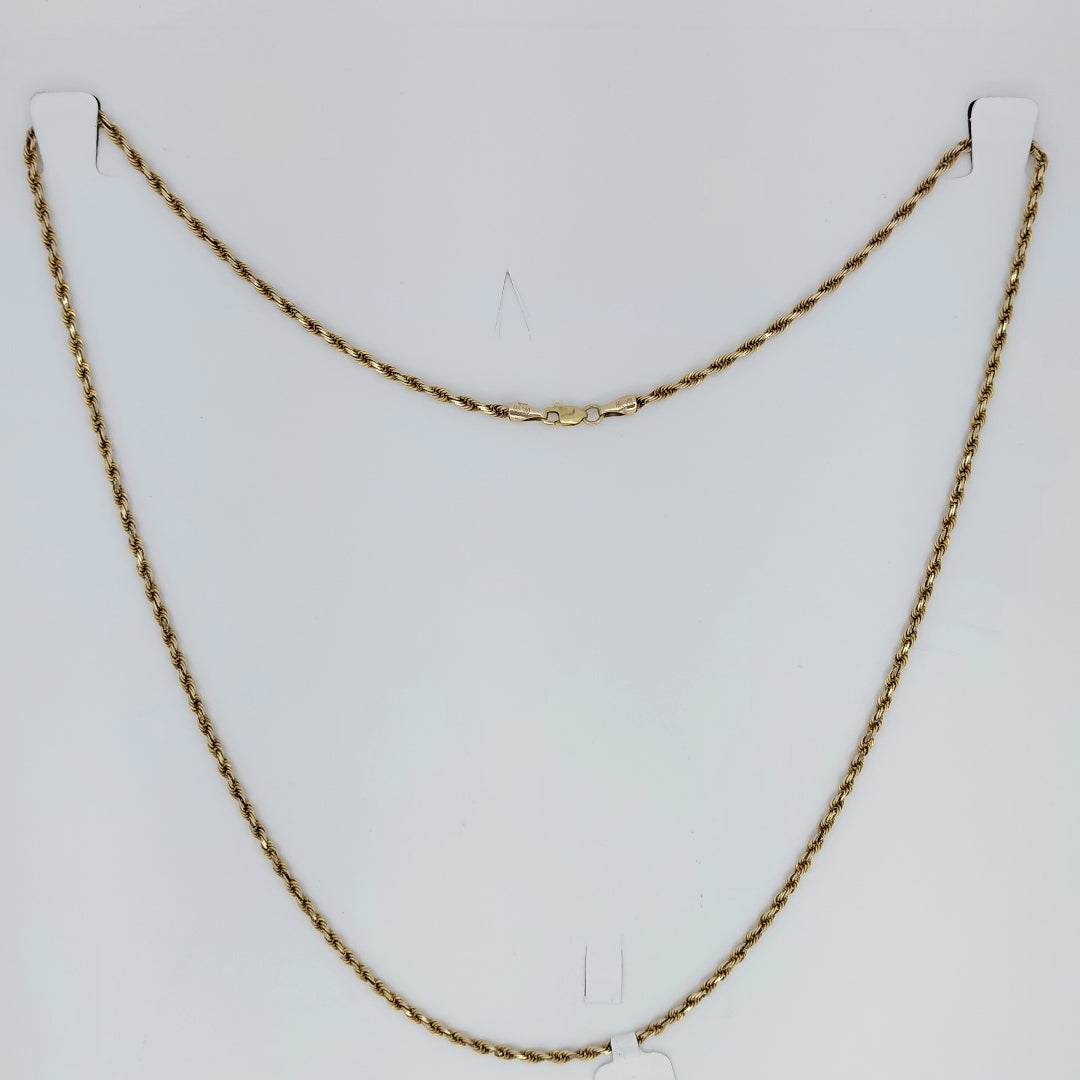 CADENA ORO 14 K 9 GRMS (SEMINUEVO)