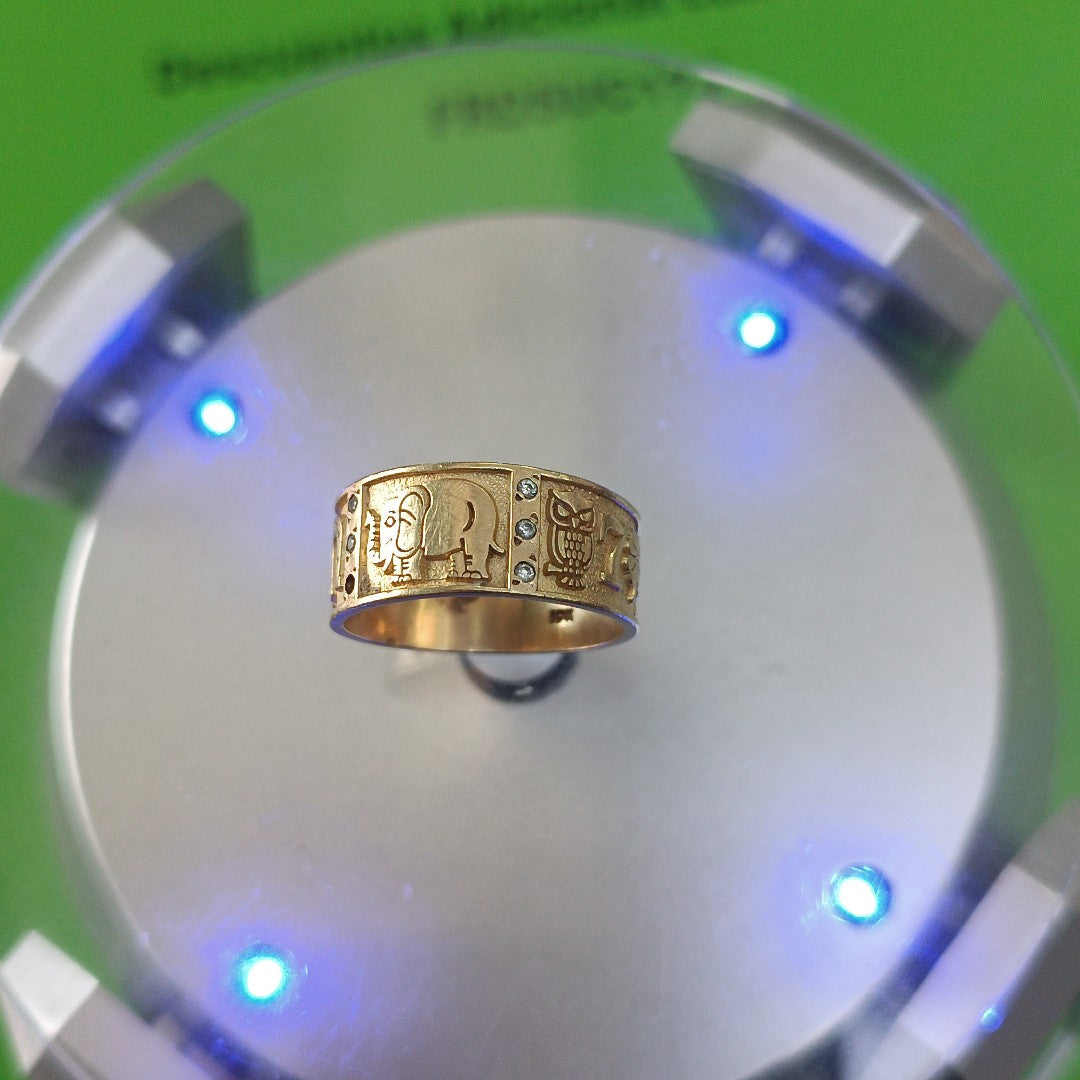 ANILLO ORO 10 K 4.3 GRMS (SEMINUEVO)