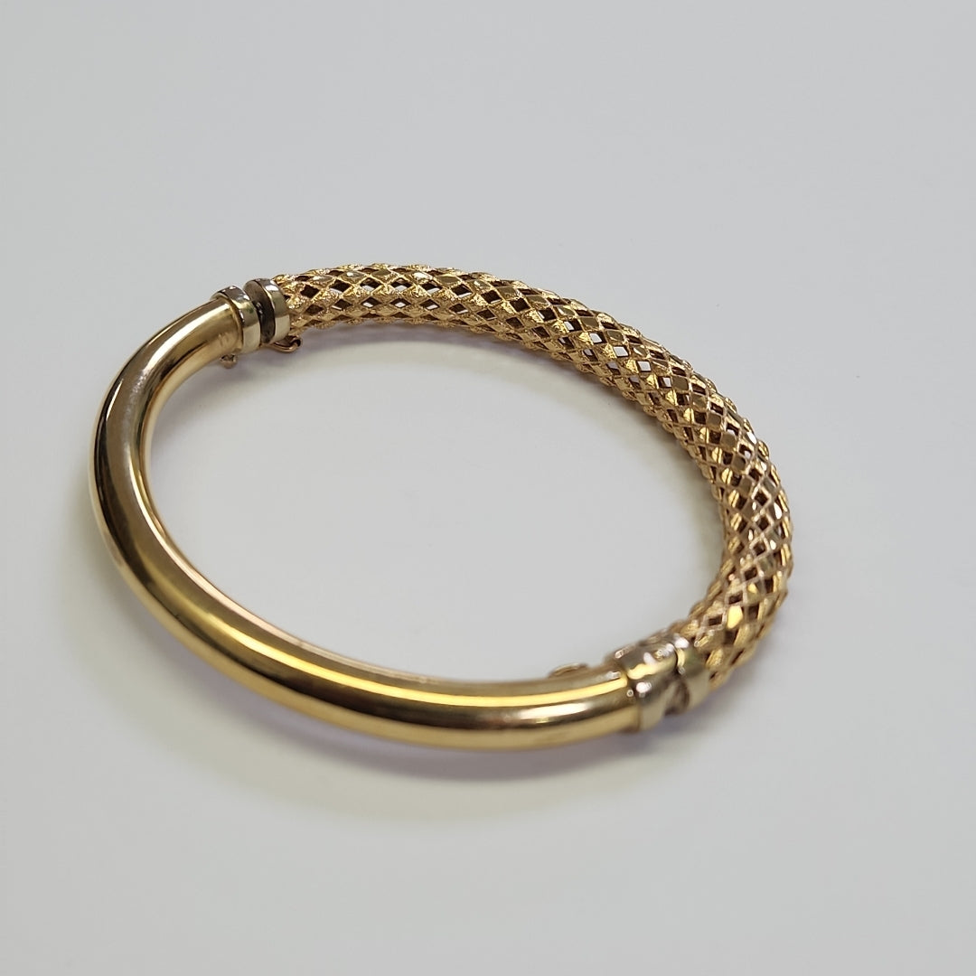 PULSERA RIGIDA ORO 18 K 16.4 GRMS (SEMINUEVO)