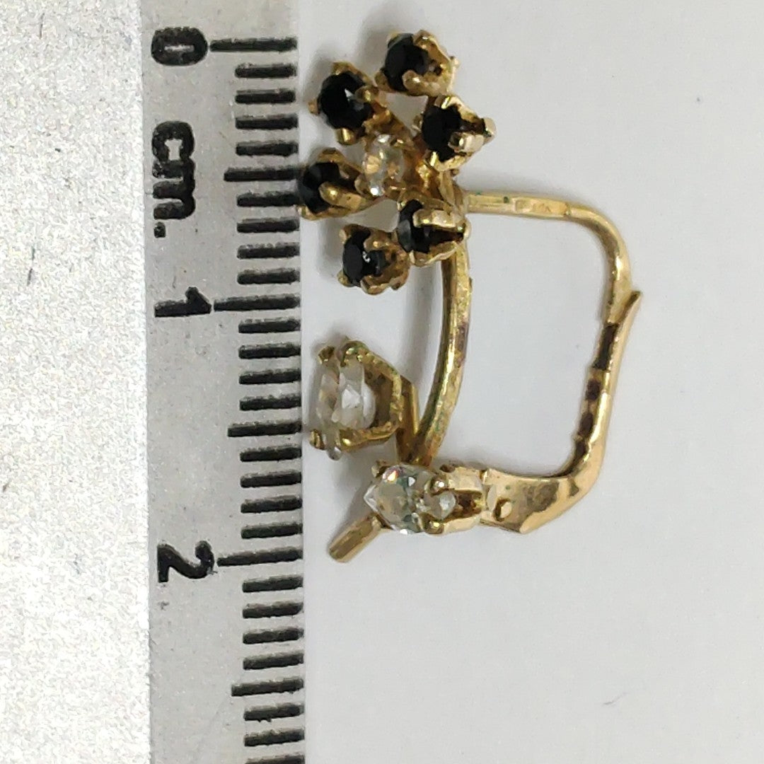 ARETES PAR ORO 14 K 2,60 GRMS (SEMINUEVO)